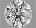 Natural Diamond 0.90 Carats, Round with Very Good Cut, D Color, SI2 Clarity and Certified by GIA
