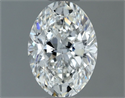 Natural Diamond 0.90 Carats, Oval with  Cut, G Color, VS1 Clarity and Certified by GIA
