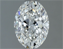 Diamante Natural 0.90 quilates, Ovalado , Color G, claridad VS1 y certificado GIA