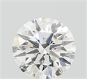Lab Grown Diamond 2.10 Carats, Round with Ideal Cut, D Color, VVS1 Clarity and Certified by IGI