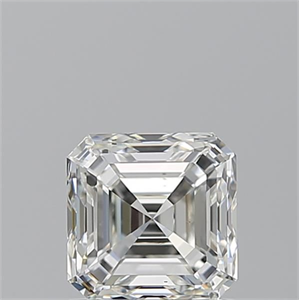 Picture of Natural Diamond 0.92 Carats, Asscher with  Cut, I Color, VS2 Clarity and Certified by GIA