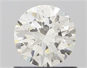 Natural Diamond 0.70 Carats, Round with Excellent Cut, I Color, VVS1 Clarity and Certified by IGI