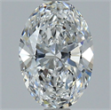 Diamante Natural 1.30 quilates, Ovalado , Color D, claridad IF y certificado GIA