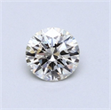 Diamante Natural 0.50 quilates, Redondo , Color K, claridad VVS1 y certificado GIA