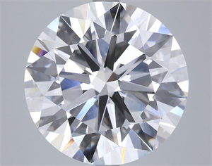 Picture of Lab Grown Diamond 8.02 Carats, Round with Ideal Cut, F Color, VVS2 Clarity and Certified by IGI