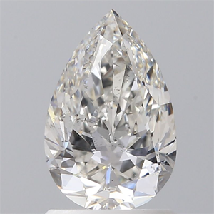 Picture of Natural Diamond 1.20 Carats, Pear with  Cut, H Color, SI1 Clarity and Certified by GIA