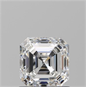 Diamante Natural 1.01 quilates, Asscher , Color F, claridad VS2 y certificado GIA