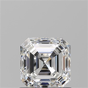 Picture of Natural Diamond 1.01 Carats, Asscher with  Cut, F Color, VS2 Clarity and Certified by GIA