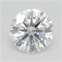 Lab Grown Diamond 3.42 Carats, Round with Excellent Cut, D Color, VVS2 Clarity and Certified by GIA