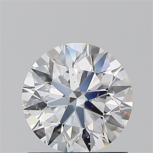 Picture of Natural Diamond 1.01 Carats, Round with Excellent Cut, E Color, SI2 Clarity and Certified by GIA