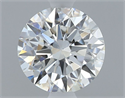 Natural Diamond 0.52 Carats, Round with Excellent Cut, H Color, VS1 Clarity and Certified by GIA
