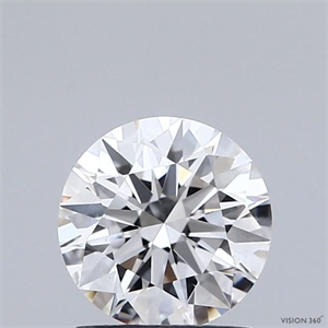 Picture of Lab Grown Diamond 1.09 Carats, Round with Ideal Cut, E Color, VS1 Clarity and Certified by IGI