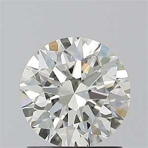 Picture of Natural Diamond 1.20 Carats, Round with Excellent Cut, K Color, SI1 Clarity and Certified by GIA