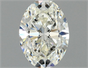 Natural Diamond 0.71 Carats, Oval with  Cut, H Color, VVS1 Clarity and Certified by GIA