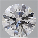 Lab Grown Diamond 5.09 Carats, Round with Ideal Cut, E Color, VVS2 Clarity and Certified by IGI