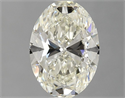 Natural Diamond 1.20 Carats, Oval with  Cut, L Color, VVS2 Clarity and Certified by GIA