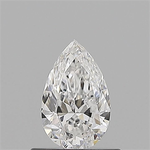 Picture of Natural Diamond 0.50 Carats, Pear with  Cut, D Color, VS1 Clarity and Certified by GIA