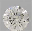 Natural Diamond 0.90 Carats, Round with Excellent Cut, I Color, SI2 Clarity and Certified by IGI