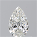 Diamante Natural 0.51 quilates, De pera , Color I, claridad VVS2 y certificado GIA