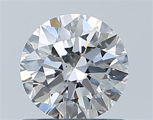 Foto Diamante Natural 0.70 quilates, Redondo , Color G, claridad SI1 y certificado GIA de