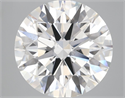 Lab Grown Diamond 5.73 Carats, Round with Ideal Cut, E Color, SI1 Clarity and Certified by IGI