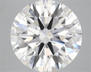 Picture of Lab Grown Diamond 5.73 Carats, Round with Ideal Cut, E Color, SI1 Clarity and Certified by IGI