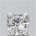 Natural Diamond 1.01 Carats, Princess with  Cut, E Color, VVS2 Clarity and Certified by GIA