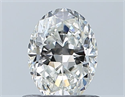 Diamante Natural 0.70 quilates, Ovalado , Color H, claridad VVS1 y certificado GIA