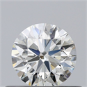 Diamante Natural 0.45 quilates, Redondo , Color J, claridad VVS1 y certificado GIA