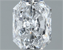 Natural Diamond 1.00 Carats, Radiant with  Cut, D Color, SI2 Clarity and Certified by GIA
