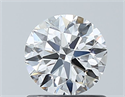 Natural Diamond 0.80 Carats, Round with Excellent Cut, E Color, SI1 Clarity and Certified by GIA