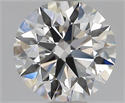 Natural Diamond 1.03 Carats, Round with Excellent Cut, F Color, VVS1 Clarity and Certified by GIA