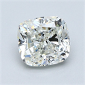 Natural Diamond 1.12 Carats, Cushion with  Cut, J Color, VS1 Clarity and Certified by GIA