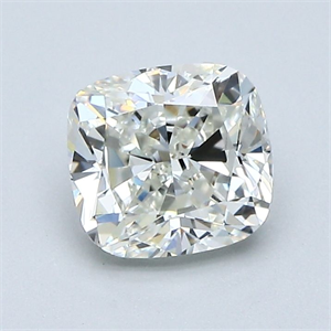 Picture of Natural Diamond 1.12 Carats, Cushion with  Cut, J Color, VS1 Clarity and Certified by GIA