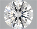 Lab Grown Diamond 8.55 Carats, Round with Ideal Cut, G Color, VS2 Clarity and Certified by IGI
