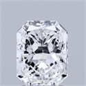 Natural Diamond 1.51 Carats, Radiant with  Cut, D Color, SI2 Clarity and Certified by GIA