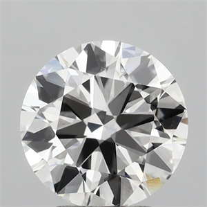 Picture of Lab Grown Diamond 3.01 Carats, Round with Ideal Cut, F Color, VS2 Clarity and Certified by IGI
