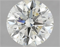 Diamante Natural 2.50 quilates, Redondo , Color K, claridad VVS1 y certificado IGI