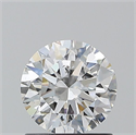 Natural Diamond 1.01 Carats, Round with Excellent Cut, E Color, SI1 Clarity and Certified by GIA