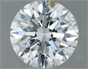 Natural Diamond 0.90 Carats, Round with Excellent Cut, E Color, SI1 Clarity and Certified by IGI