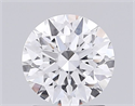 Lab Grown Diamond 1.50 Carats, Round with Ideal Cut, D Color, VVS2 Clarity and Certified by IGI