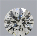 Natural Diamond 0.72 Carats, Round with Excellent Cut, J Color, VVS2 Clarity and Certified by IGI