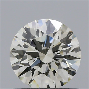 Picture of Natural Diamond 0.72 Carats, Round with Excellent Cut, J Color, VVS2 Clarity and Certified by IGI