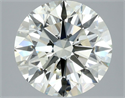 Diamante Natural 3.02 quilates, Redondo , Color J, claridad VVS1 y certificado IGI