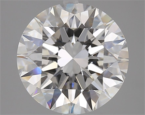 Picture of Natural Diamond 4.01 Carats, Round with Excellent Cut, F Color, VS2 Clarity and Certified by GIA
