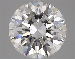 Picture of Natural Diamond 4.01 Carats, Round with Excellent Cut, F Color, VS2 Clarity and Certified by GIA