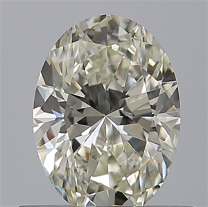 Picture of Natural Diamond 0.52 Carats, Oval with  Cut, I Color, VVS1 Clarity and Certified by IGI