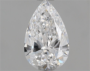 Picture of Natural Diamond 0.90 Carats, Pear with  Cut, D Color, VS2 Clarity and Certified by GIA