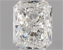 Natural Diamond 0.80 Carats, Radiant with  Cut, I Color, SI1 Clarity and Certified by GIA