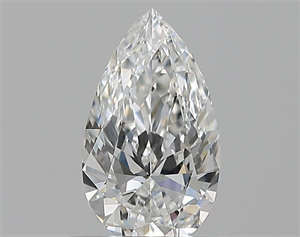 Picture of Natural Diamond 0.40 Carats, Pear with  Cut, F Color, VS1 Clarity and Certified by GIA